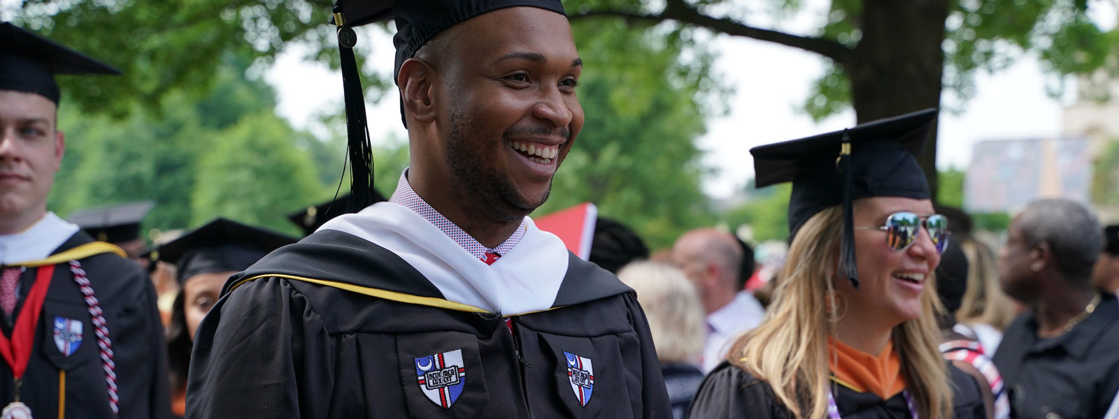 Students at Commencement